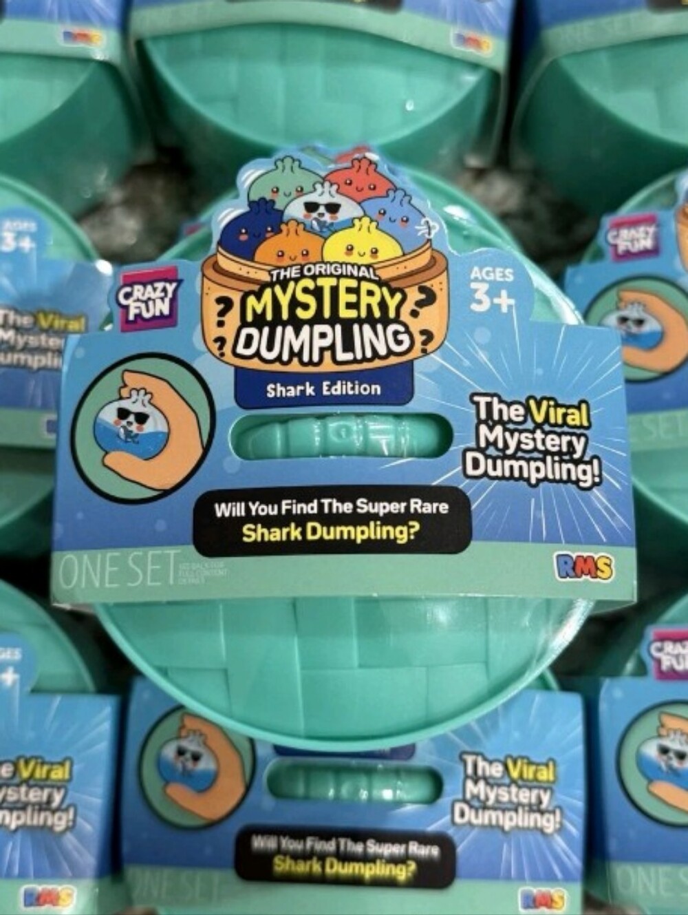 Mystery Dumpling Shark Edition Toy - Teal